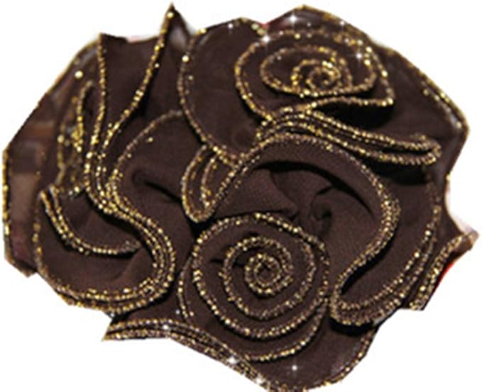 Amazon ラメラインバラのシュシュ ヘアアクセサリー ヘアゴム ゴム 卒業式 入学式 スーツ 母 ママ 髪留め シュシュ アクセサリー レディース 結婚式 パーティー 二次会 謝恩会 カジュアル 小物 ギフト プレゼント 贈り物 ブラウン シュシュ 通販