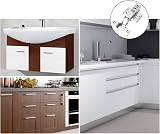 QINGHEC 4 Pcs Inset Soft Close Kitchen Cupboard Hinges 35mm view 3