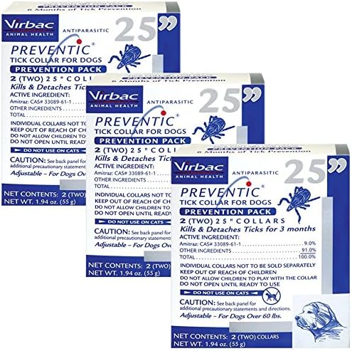 preventic Tick Collar for Dogs - 6 Count