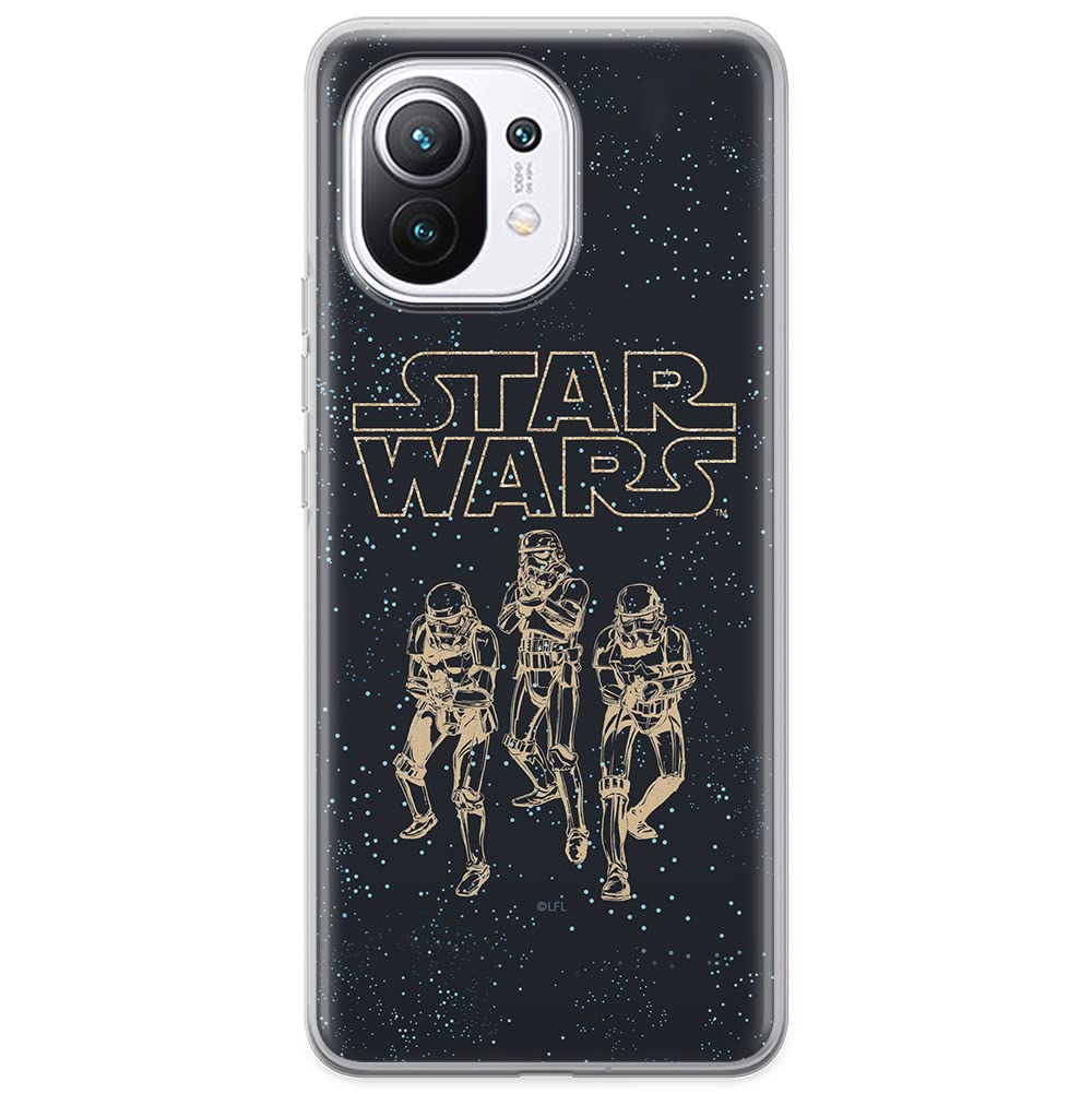 ERT GROUP mobile phone case for Xiaomi 11 original and officially Licensed Star Wars pattern 005 optimally adapted to the shape of the mobile phone, case made of TPU