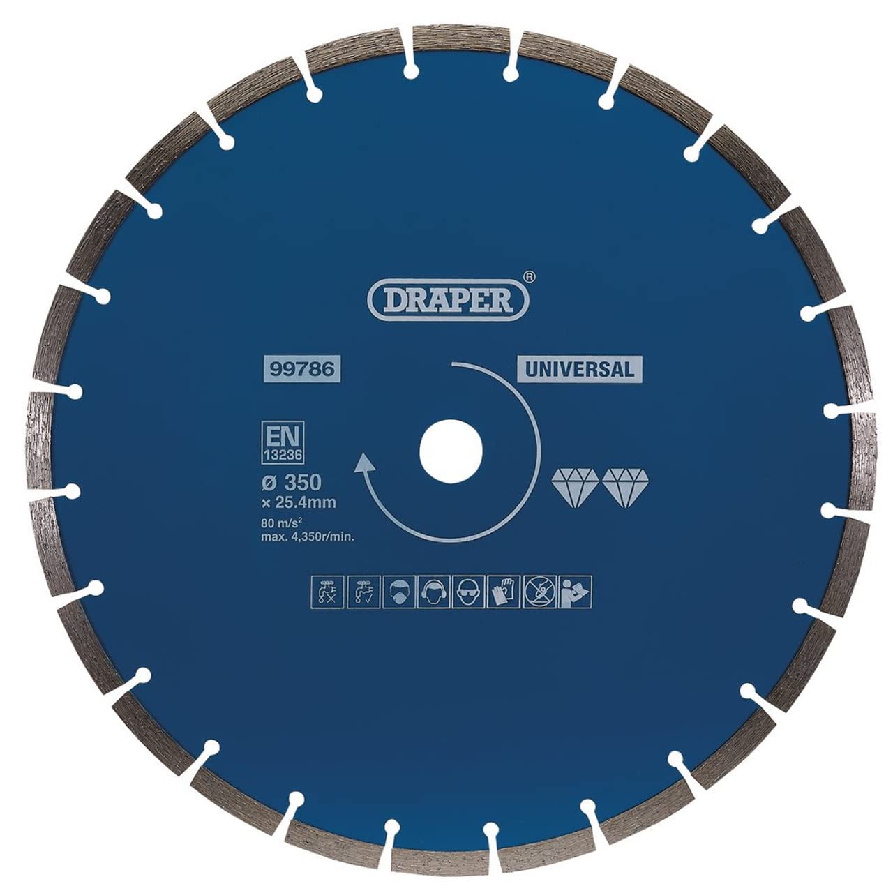 Draper 99786 Segmented Diamond Blade (350mm)