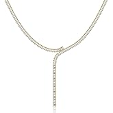 Natural Freshwater Baroque Pearl Necklace 14K Gold Plated Dainty Choker Necklace for Women Girls Snake Chain/Cuban Link/Paperclip/Ball Beaded Chain/Tennis Chain Fashion Jewelry for Gift