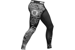 Hardcore Training Men's Compression Pants Workout Tights Leggings Base Layer Boxing Running Muay Thai MMA No Gi BJJ