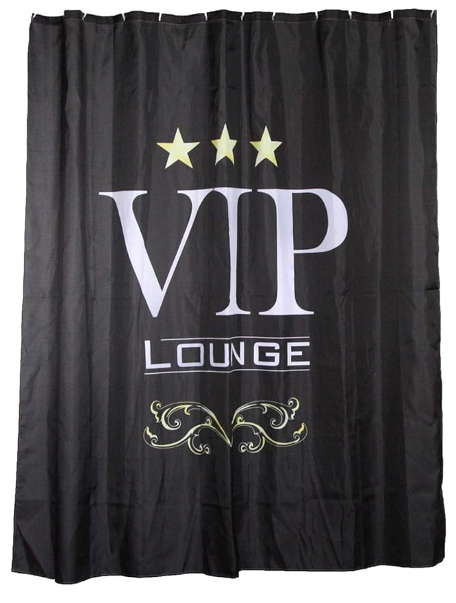 Duschvorhang ca. 180x180 cm Kunststoff Wandvorhang Deko Bad Vorhang: Design: VIP