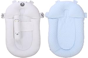 DAOLUAN Baby Lounger Baby Nest Infant Breathable Two-Sided Cotton Cartoon Sleeping Beds for Newborn Organic Lounger