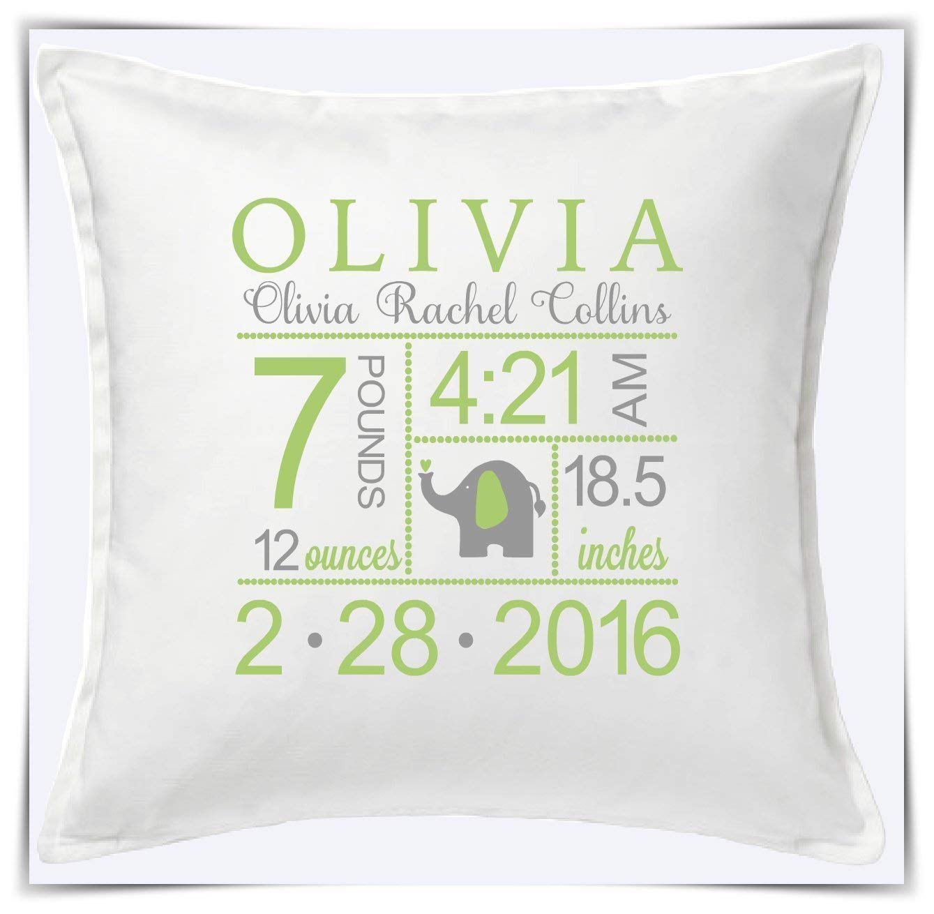 Home Living Personalized Baby Pillow Pillowcases Home Living