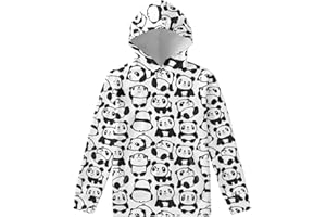 WELLFLYHOM Youth Kids Hoodies for Teens Girls with Pockets Boys Pullover Hooed Sweatshirt Long Sleeve Tops Age 6-16 Years Old