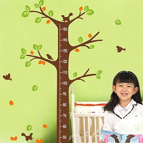Amazon Happinessplus かわいい 小鳥と リスさんと 木 身長の 計れる ウォールステッカー 150cm ウォールステッカー オンライン通販 Amazon Happinessplus かわいい 小鳥と リスさんと 木 身長の 計れる ウォールステッカー 150cm ウォールステッカー オンライン通販