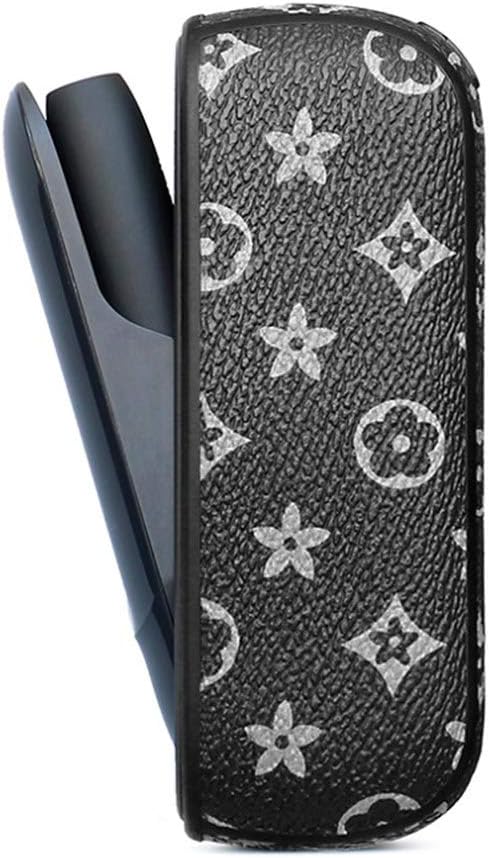 IQOS 3.0 Portable Hard Back Cover Case, Small Lightweight Anti-Fall Sweatproof PU Leather Protective Case Hard Cover with Charging Port (C)