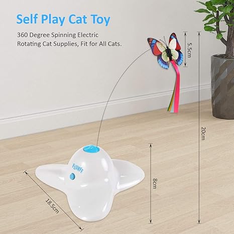 battery operated butterfly cat toy
