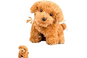 GENERIC 2025 New Ai Robot Dog, Robotic Dog, My Realistic Robot Puppy for Adults, Walking, Barking, Tail Wagging, for Pet Lovers(Brown)
