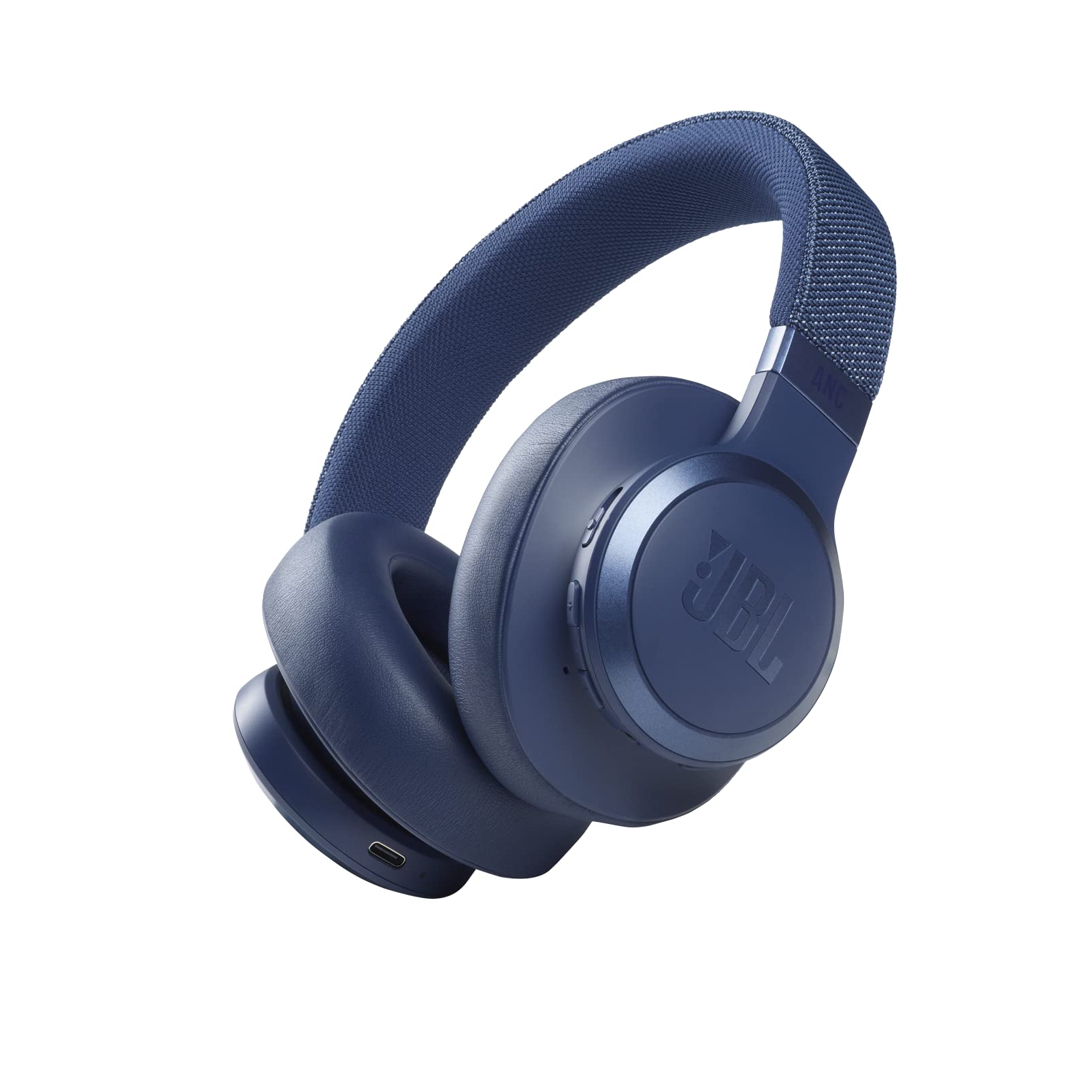 JBL Live 660 NC kabelloser Over-Ear Bluetooth-Kopfhörer - Blau – Mit Noise-Cancelling und Sprachassistent – Für bis zu 50 Stunden Musikgenuss