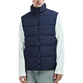 NIEEHBEGST Men's Puffer Vest Winter Warm Outerwear Lightweight Water-Resistant M to 3XL