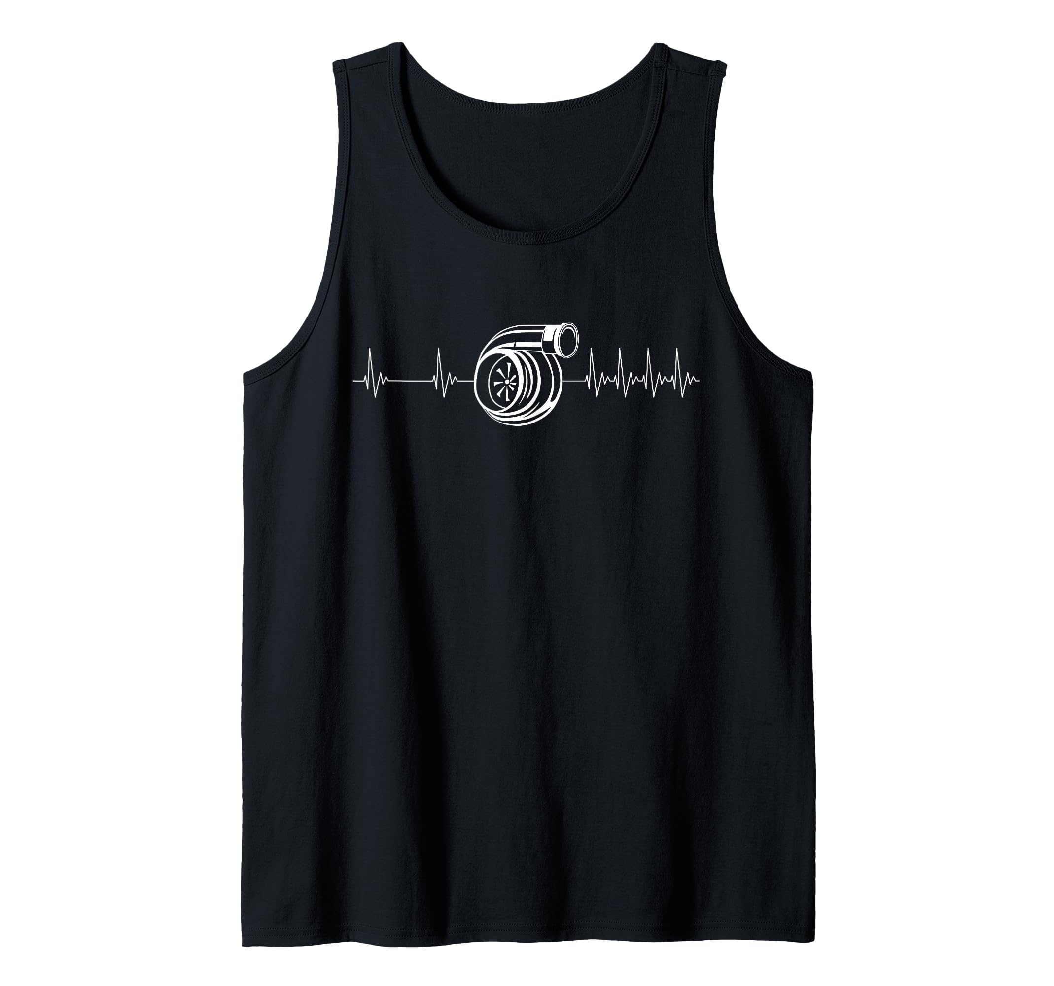 Turbo Heart Beat Car Slow 2 Fast Race Car Racing Boost EWG Tank Top