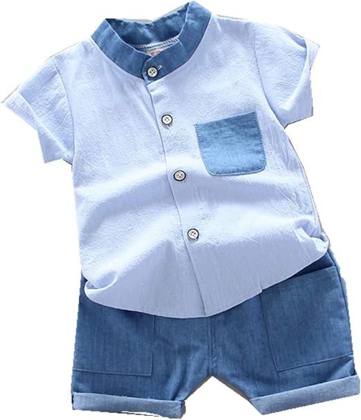 Baby Boy Clothing Shorts Sets Infant Kid Short Sleeve Shirt