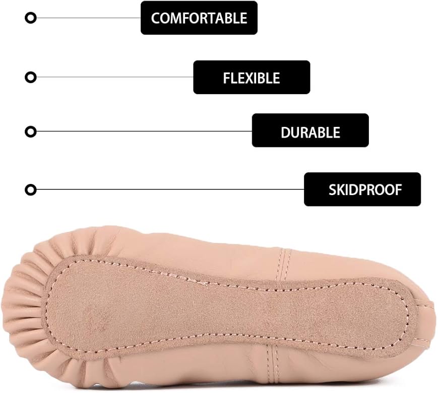 womens leather ballet shoes