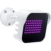 Tendelux DI10 IR Illuminator, Mid-Range IR Floodlight for Security Camera | Compact 850nm Infrared Light, Wide Angle Even Illumination, 360&deg; Adjustable Mount, Power Adapter Included (White)