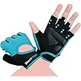 BEAST RAGE Workout Gloves for Men & Women - Fingerless Gym Gloves with Palm Protection, Breathable & Lightweight for Weightlifting, Cycling & Pull Up