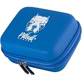Skull Shaver Pitbull Travel Case, Protects Pitbull Shavers, Blue, L | Durable Travel Case with Storage for Pitbull Shavers, Replacement Blades and Charging Cables in Compact Design