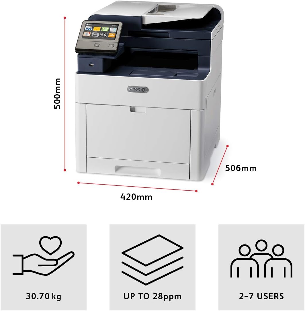 Xerox WorkCentre 6515dn A4 Colour Multifunction LED / Laser Printer - Image 3