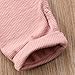 ZAXARRA Toddler Baby Girl Ruffle Loose Jumpsuit Romper Overalls Long Pants Clothes Outfits (Pink, 0-1 T)