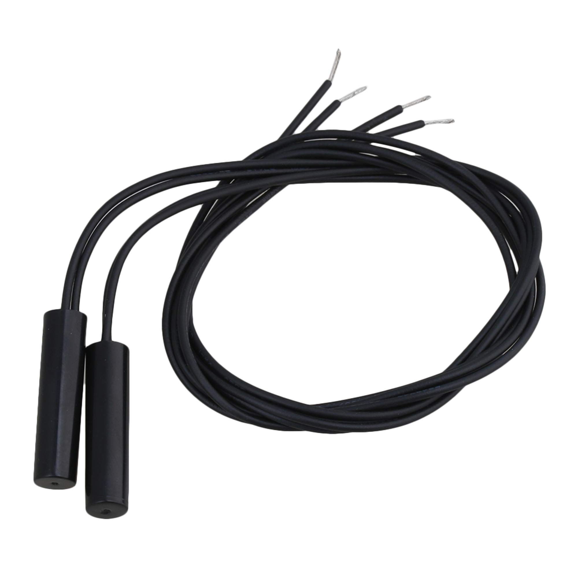 BQLZR Cylindrical Plastic Mounted Reed Proximity Switch Magnetic Sensor Pack of 2