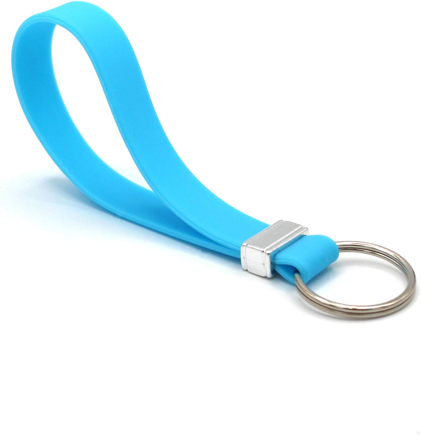 Finest Folia GmbH Key Ring Light Blue Silicone Keytag Amazon.co.uk