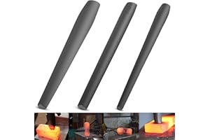 Blacksmith Drift Kit Blacksmith Hammer Eye Drift Tool Set for Forging Tongs, Tomahawk, Axe (3 Pack)