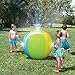 Lucky Shop1234 Beach Ball Sprinkler Inflatable Water Sprinkler for Kids Slip and Slide