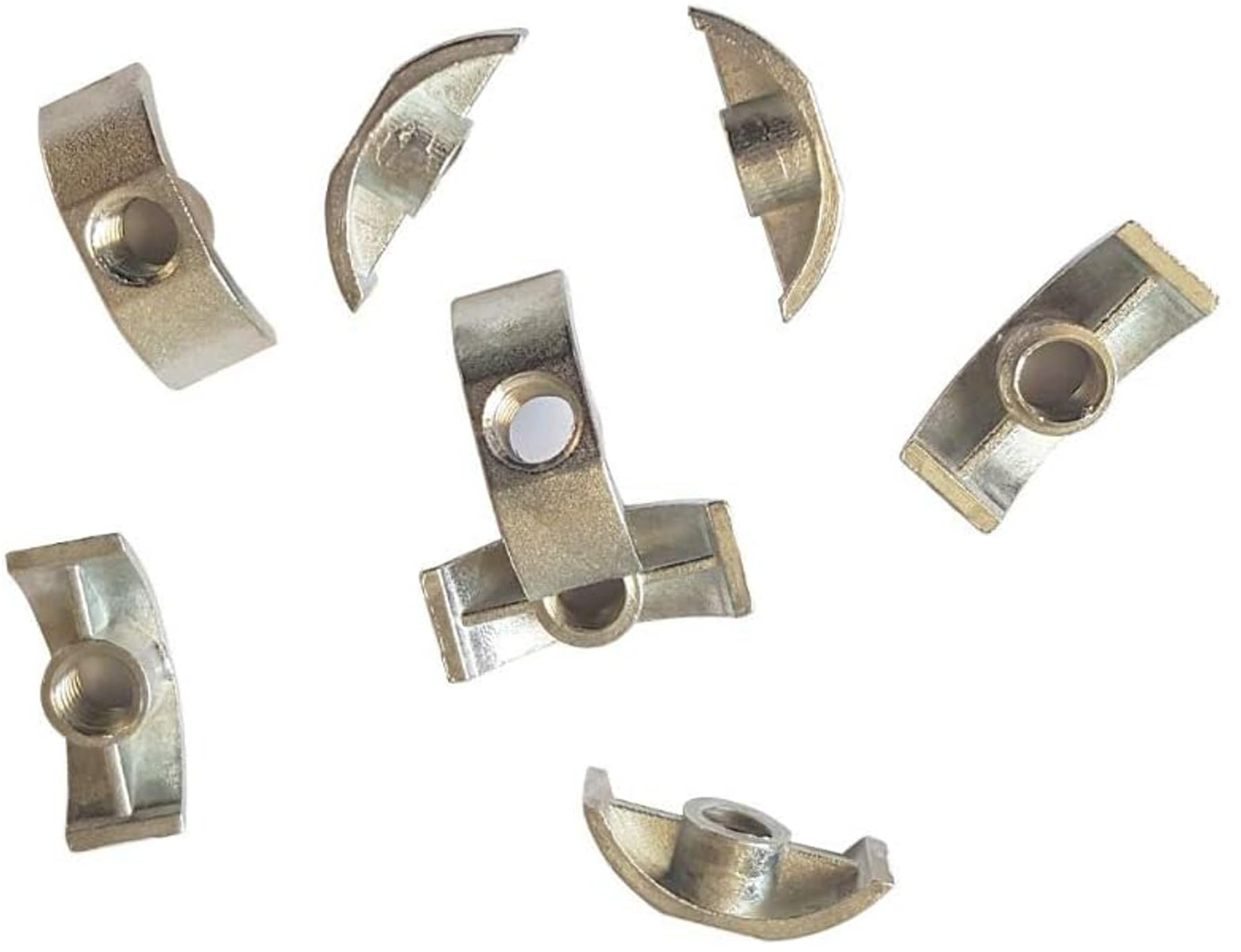 New Replacement M6 Half Moon Lunar Bed Nuts (pack of 8 nuts)