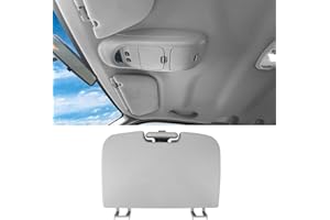 Jaronx Compatible with Ford F250/F350/F450/F550 Overhead Console Sunglasses Holder 2002 2003 2004, Roof Console Sunglass Holder Storage Bin Door Compatible with Ford Super Duty 2C3Z7811586BAB (Gray)