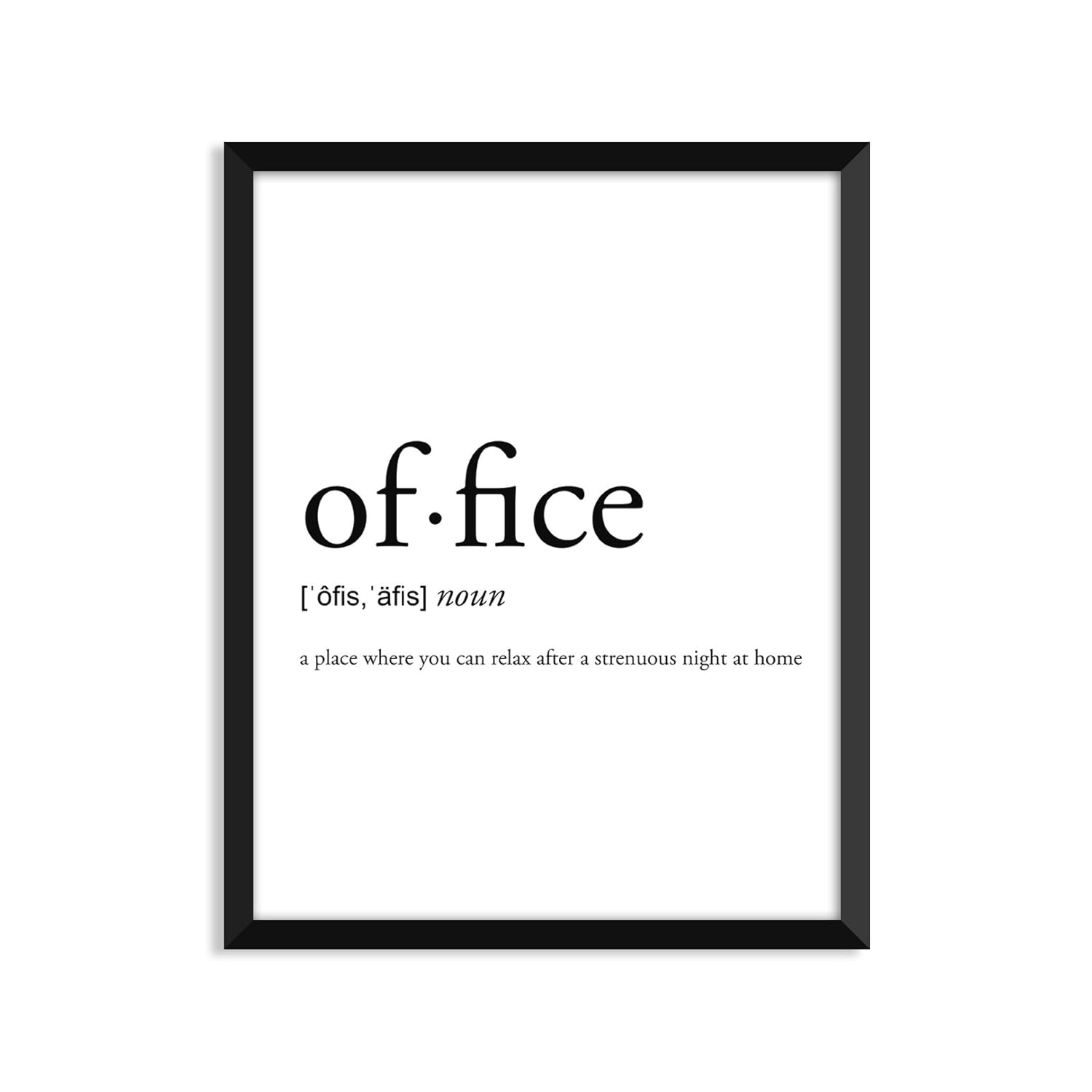 Office definition - Unframed art print poster or greeting card
