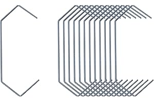 Sidawhope 49PCS V-Style Powder Coating Hooks 4" Long 1" Leg Length 0.1" Spring Steel Wire Durable Hanging Hooks for Paint Powder Coating and DIY Projects