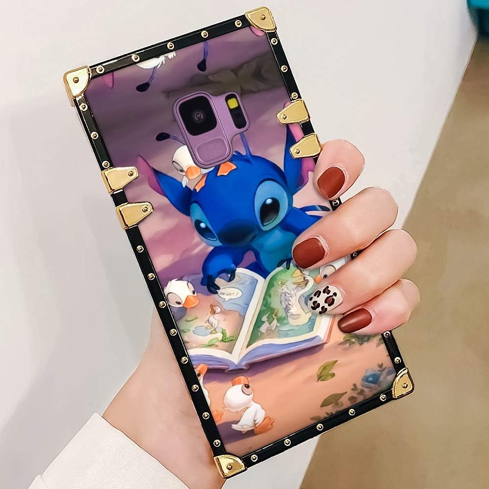 ディズニー コレクション ステッチ 壁紙ケース Samsung Galaxy S9 ラグジュアリースクエアエッジ 電話カバー ショックバンパー マルチカラー Aoq10 Y0jh Hmp5761 ケース カバー 通販 Amazon