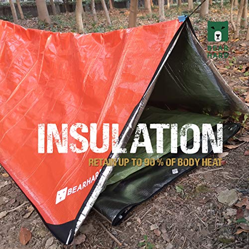 Bearhard 5.0 Heavy Duty Emergency Blanket, Emergency Tarp, Insulated