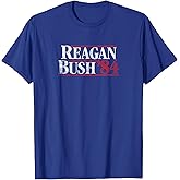 Reagan Bush 84 President Retro Campaign Vintage Graphic T-Shirt