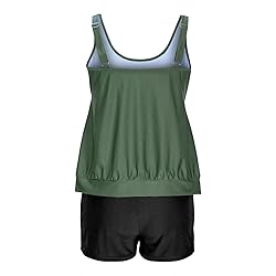 Tankini Swimsuits for Women Tummy Control Blouson