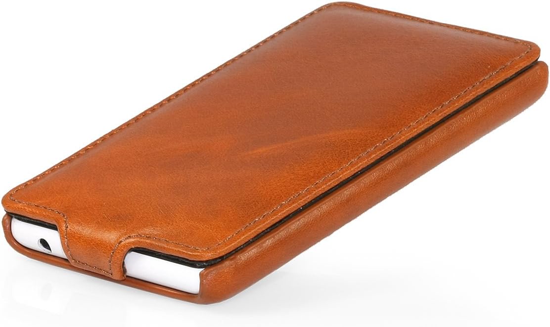 StilGut Ultraslim Case made of leather for Nokia Lumia 820 - Cognac - Image 5