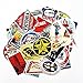 DreamerGO Cool Graffiti Stickers 55 Pieces Various Car Motorcycle Bicycle Skateboard Laptop Luggage Vinyl Sticker Graffiti Laptop Luggage Decals Bumper Stickers