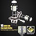 Loriver 2pcs H3 Fog/Driving Lights LED Light Bulbs 6000K Bright White 50W 6000LM