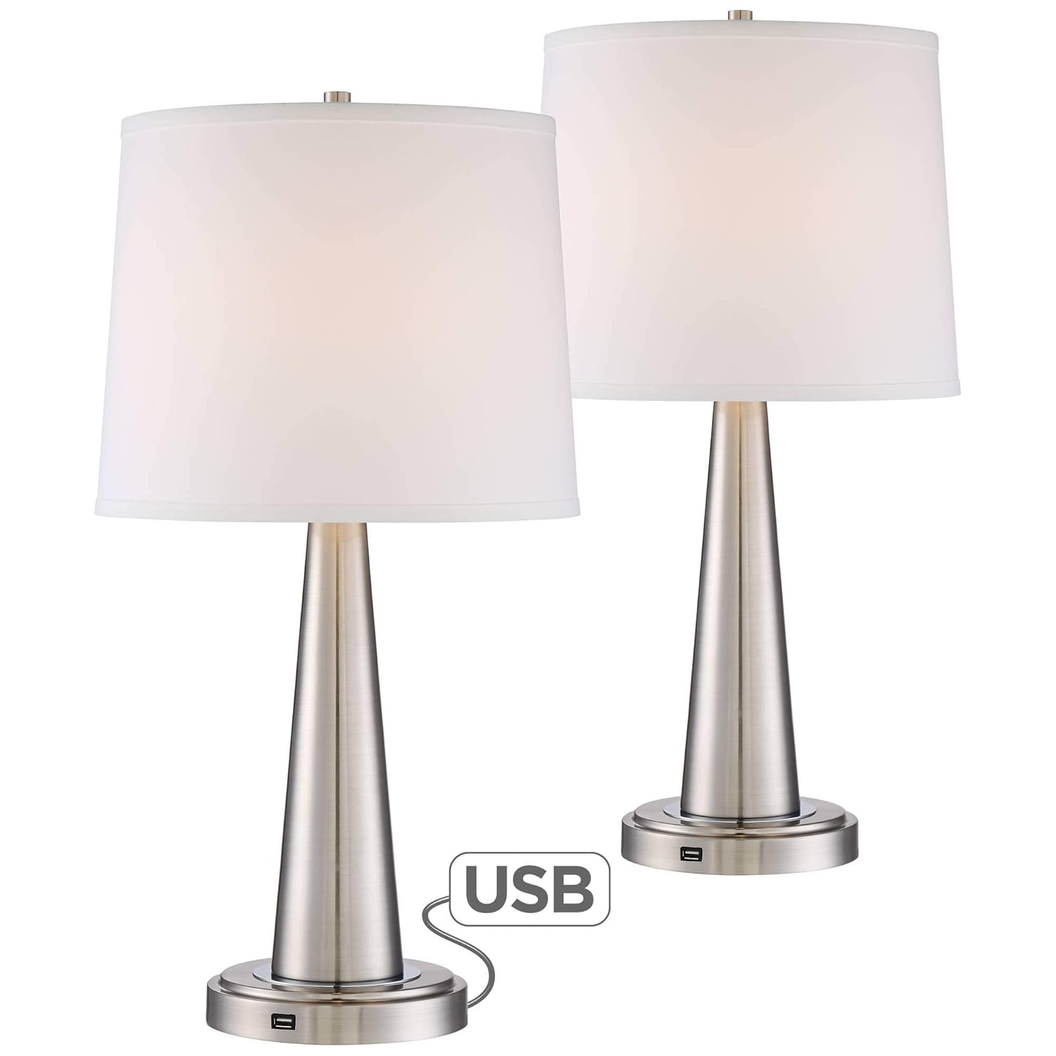 Best usb table lamp gray