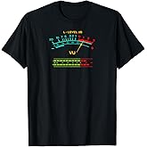 Retro VU Meter Vintage Hi-Fi Audio Stereo Music Sound T-Shirt
