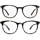 grinderPUNCH Reading Glasses Men Women Fashion Computer Readers Stylish Blue Light Blocking Glasses Gaming Eyeglasses