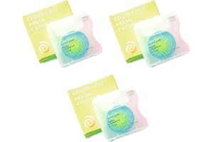 Cocofloss Woven Dental Floss, Dentist-Designed Oral Care, Coconut Scent, Waxed, Expanding, Kid-Friendly String Floss with Coconut Oil, 3 Spools (33 yd Each)