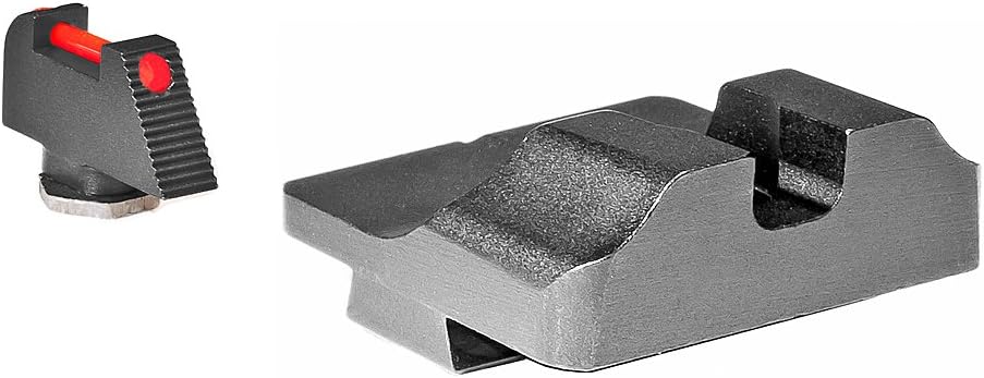 Warren Tactical - for  Glock  Plain Rear & Fiber Optic Front .215 Tall