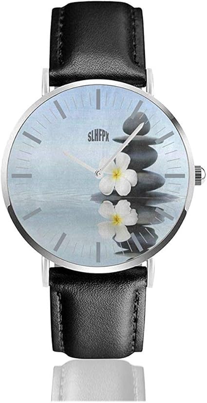 zen stone metal watch