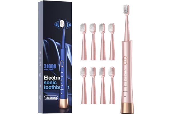 AJELU USB Rechargeable Sonic Electric Toothbrush