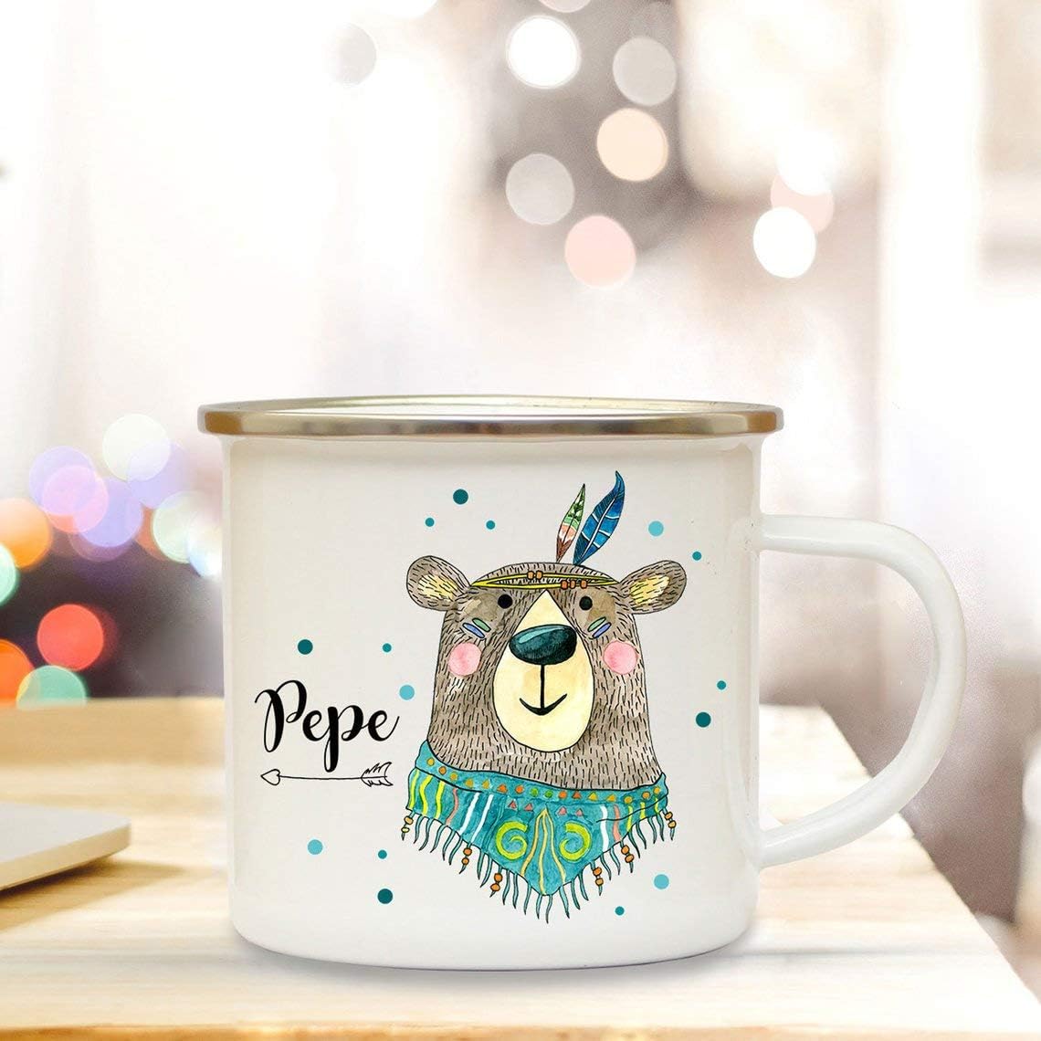 children's enamel mug