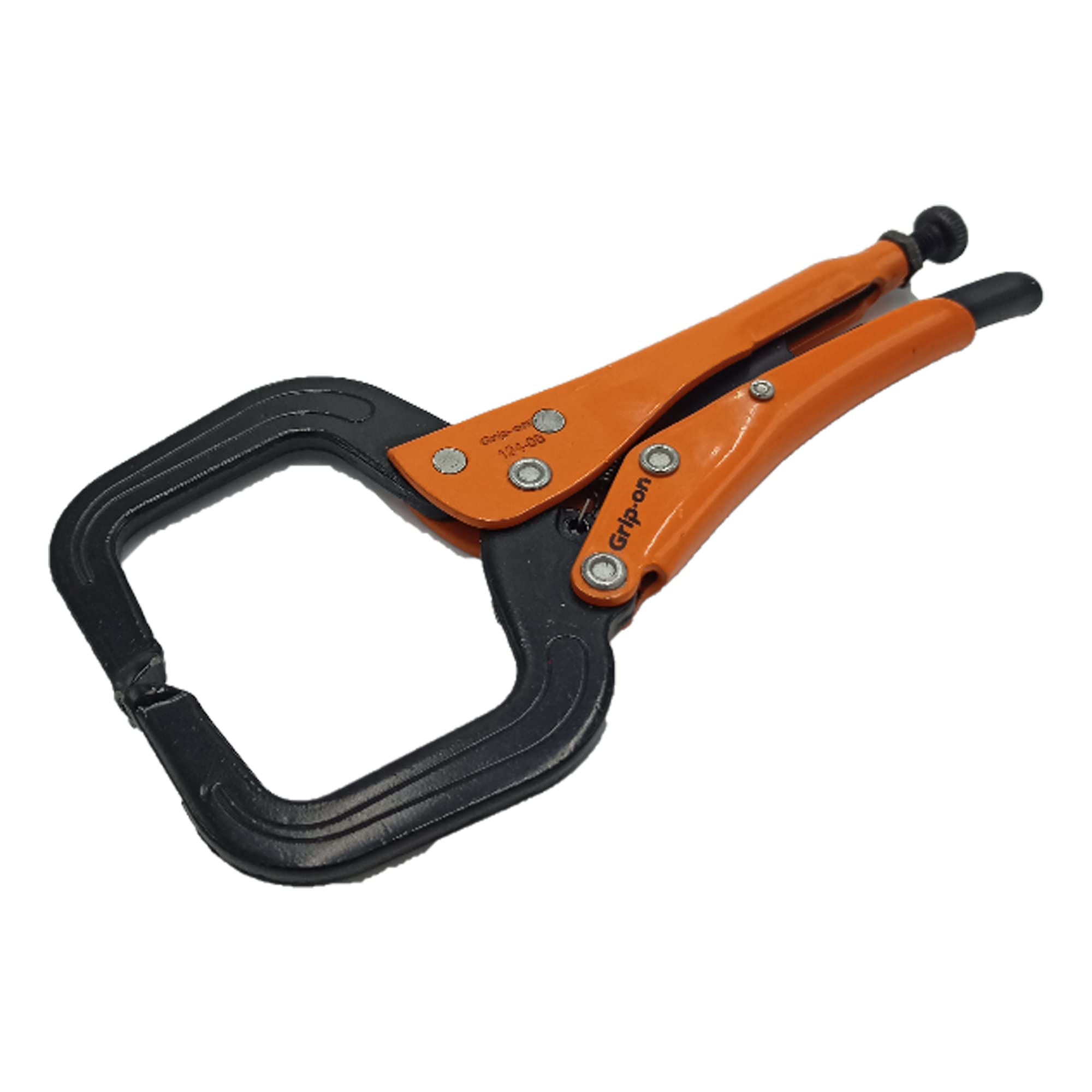 Grip-on -124 / Grip Jaw/Self-Adjusting Grip Jaws with C18" Clamping/Epoxy Coating/Forged Stainless Steel. Ideal for Welding, Plumbing, Mechanics, DIY