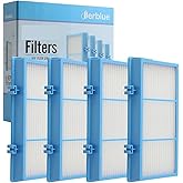 DerBlue 4pcs Replacement Filters Compatible with Holmes AER1 Type Total Air Filter,for 30AT and 242-NUC,Total Air Filter Replacement Filters for 30AT